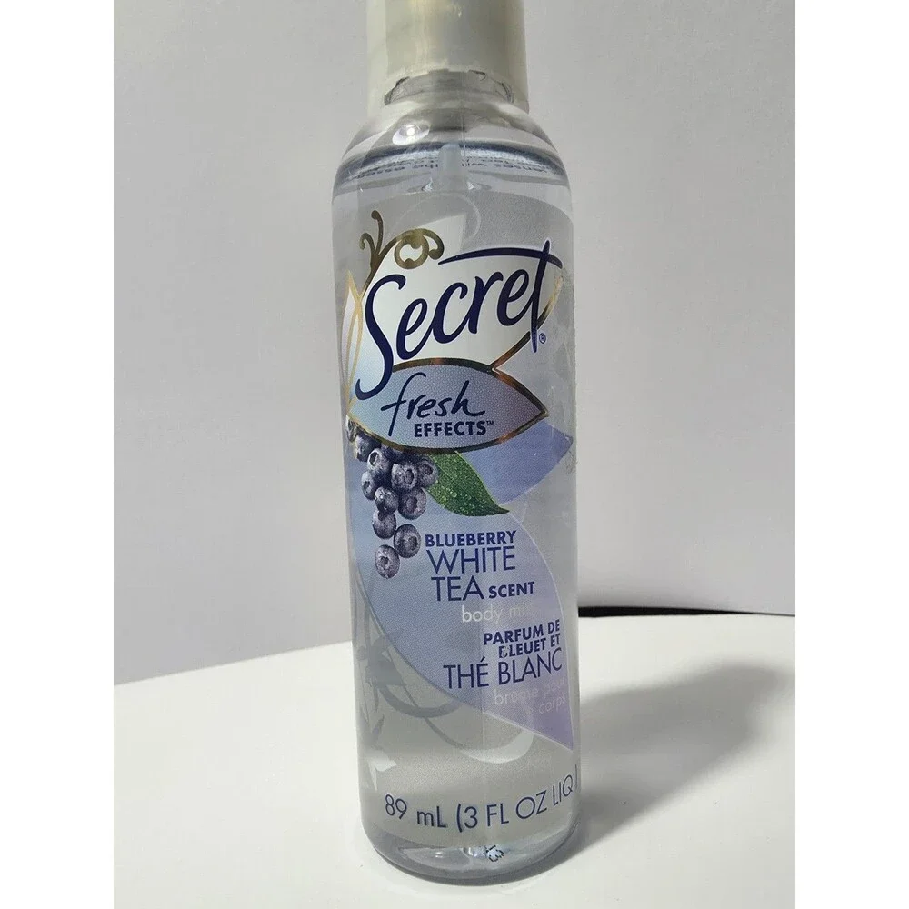 Secret Fresh Effects Blueberry White Tea Body Mist 3 oz